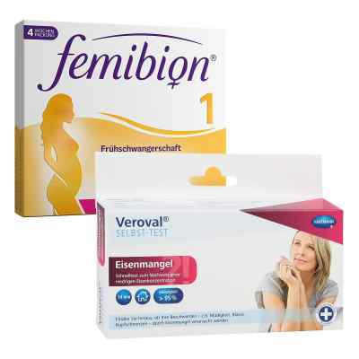 Femibion Schwangerschaft 1 & Veroval Eisenmangel Test bei apo-discounter.de bestellen