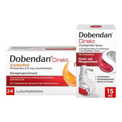 Dobendan Set gegen Halsschmerzen zuckerfreies Duo bei apo-discounter.de bestellen