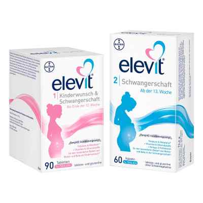 Elevit 1 und 2 Schwangerschaft bei apo-discounter.de bestellen