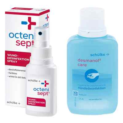 Octenisept Lösung 50ml + Desmanol pure Händedesinfektion 100ml bei apo-discounter.de bestellen