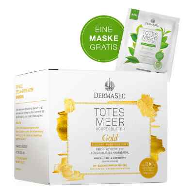 Dermasel Totes Meer Körperbutter Gold und Tuchmaske Grüner Tee G bei apo-discounter.de bestellen