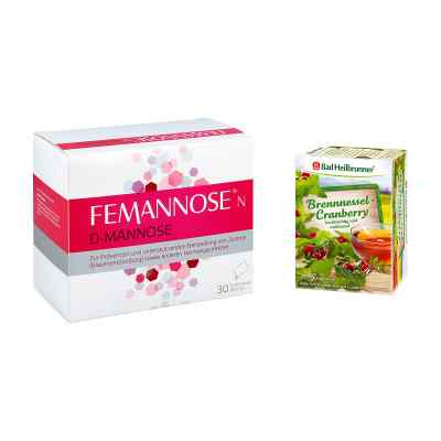 Femannose N Granulat plus Bad Heilbrunner Tee Brennessel Cranber bei apo-discounter.de bestellen