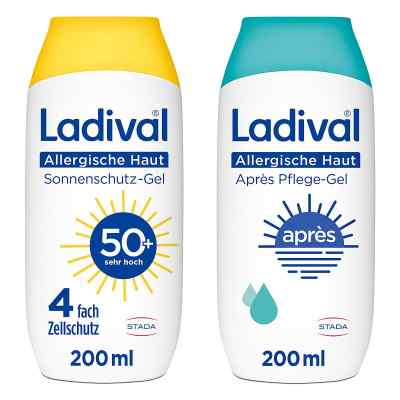 Ladival allergische Haut Gel LSF 50 und Apres Gel bei apo-discounter.de bestellen