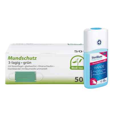 Mundschutz Maske und Sterillium Protect Care Händegel bei apo-discounter.de bestellen