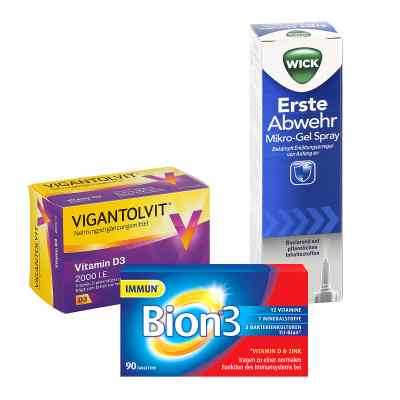 Wick erste Abwehr+ Bion+90St. +Vigantolvit 120St. bei apo-discounter.de bestellen