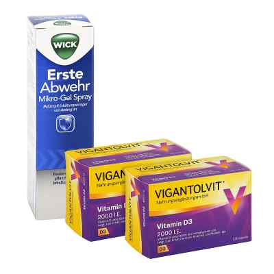 Wick erste Abwehr +2x Vigantolvit 120St. bei apo-discounter.de bestellen