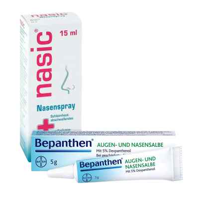 Nasic Nasenspray und Bepanthen Augen- und Nasensalbe bei apo-discounter.de bestellen