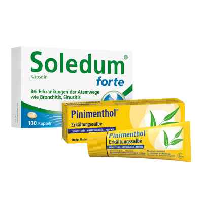 Soledum Kapseln forte und Pinimenthol Erkältungssalbe bei apo-discounter.de bestellen