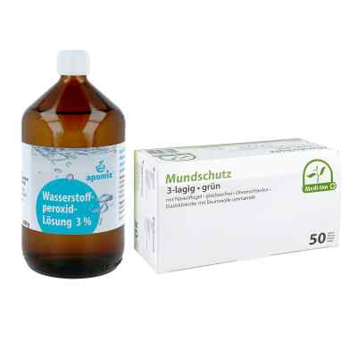 Wasserstoffperoxid 3 Lösung und Mundschutz bei apo-discounter.de bestellen
