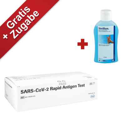 Sars Cov2 Rapid Antigen En 25 stk + Sterillium Lösung 100 ml bei apo-discounter.de bestellen
