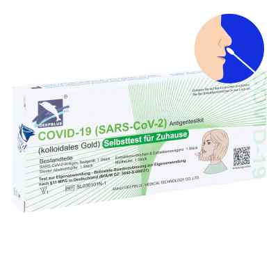 Laientest Deepblue Medical - Covid-19 SAR-CoV-2 Antigen Rapid Na bei apo-discounter.de bestellen
