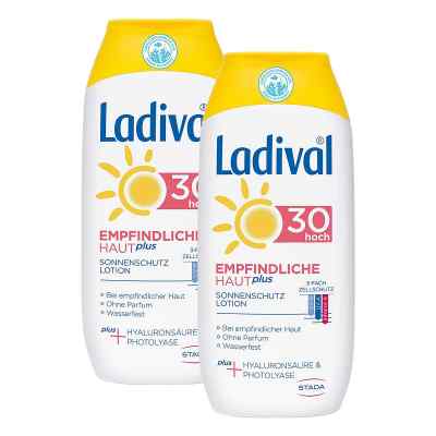 Ladival empfindliche Haut Lotion Lsf 30 200 ml + GRATIS Ladival bei apo-discounter.de bestellen