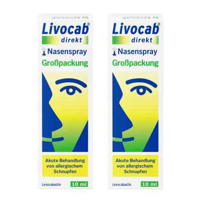 Livocab direkt Nasenspray bei Allergie 2 x 10 ml von PZN 08101513