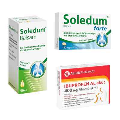 Erkältungsset Soledum und Ibuprofen bei apo-discounter.de bestellen