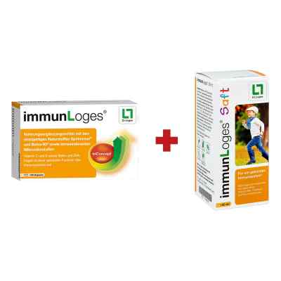 immunLoges Kapseln 120stk + GRATIS immunLoges Saft 150ml bei apo-discounter.de bestellen