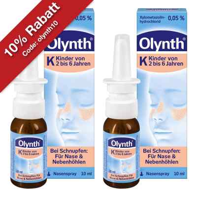 Olynth K 0,05 % Schnupfen Dosierspray für Kinder 2 bis 6 Jahren