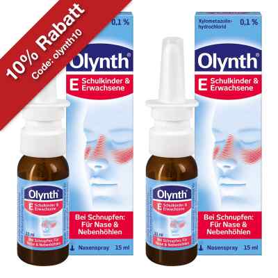 Olynth E 0,1 % Nasenspray Schulkinder und Erwachsene