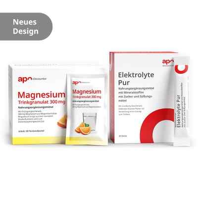Sport Sparset – Magnesium Trinkgranulat + Elektrolyte Pur Stick