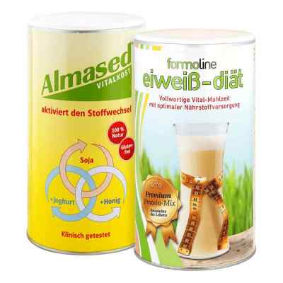 Almased Vitalkost und Formoline Eiweiss Diät Pulver bei apo-discounter.de bestellen