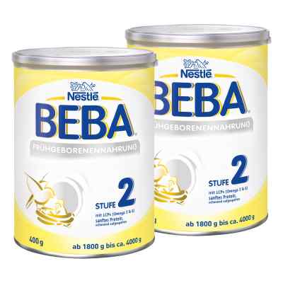 Nestle Beba Frühgeborenen Nahrung Stufe 2 2er Paket bei apo-discounter.de bestellen