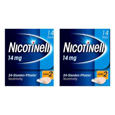 Nicotinell Paket 14 mg (ehemals 35 mg) 24-Stunden-Pflaster bei apo-discounter.de bestellen