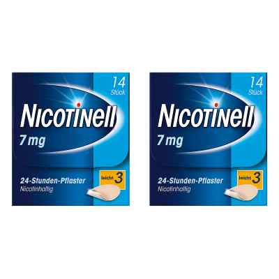 Nicotinell Paket 7 mg (ehemals 17,5 mg) 24-Stunden-Pflaster bei apo-discounter.de bestellen