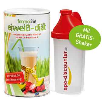 Formoline eiweiss-diät Pulver (480 g) + Shaker Gratis bei apo-discounter.de bestellen