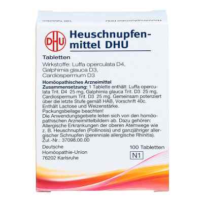 Heuschnupfenmittel Dhu Tabletten bei apo-discounter.de bestellen