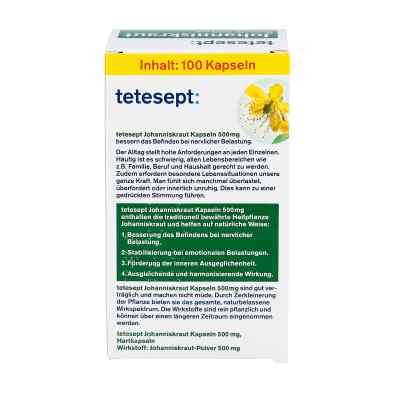 Tetesept Johanniskraut 500mg Tetesept Johanniskraut 500mg
