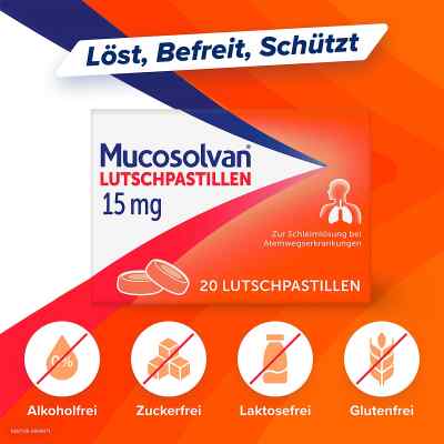 Mucosolvan Lutschpastillen 15mg mit Sofortwirkung bei Husten bei apo-discounter.de bestellen