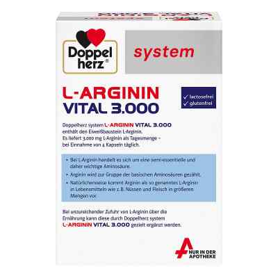 Doppelherz L-arginin Vital 3000 system Kapseln bei apo-discounter.de bestellen