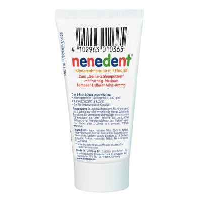 Nenedent Kinderzahncreme mit Fluorid Standtube bei apo-discounter.de bestellen