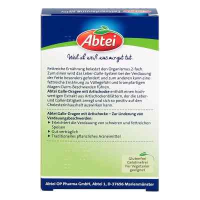 Abtei Galle-Dragee mit Artischocke bei apo-discounter.de bestellen