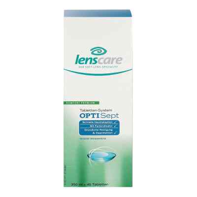 Lenscare Optisept Kombip.350 ml+45 Tabletten +1 Beh. bei apo-discounter.de bestellen