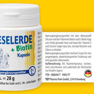 Kieselerde + Biotin Kapseln bei apo-discounter.de bestellen