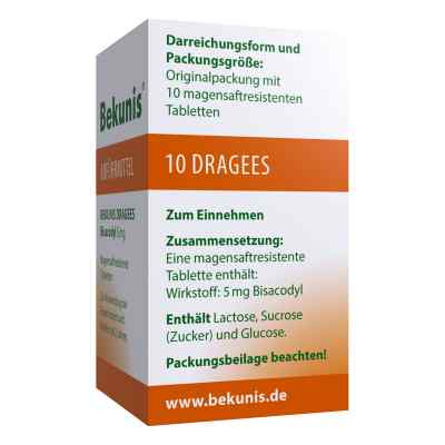 Bekunis Dragees Bisacodyl 5mg bei apo-discounter.de bestellen