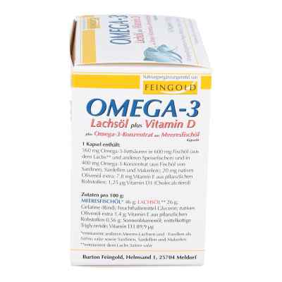 Omega 3 Lachsöl plus Vitamine d pl. Omega3 Konz.kps. bei apo-discounter.de bestellen
