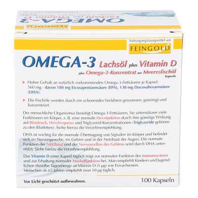 Omega 3 Lachsöl plus Vitamine d pl. Omega3 Konz.kps. bei apo-discounter.de bestellen