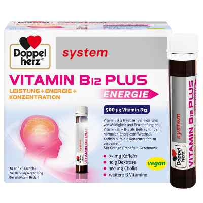 Doppelherz Vitamin B12 Plus system Trinkampullen bei apo-discounter.de bestellen