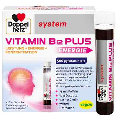 Doppelherz Vitamin B12 Plus system Trinkampullen bei apo-discounter.de bestellen