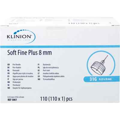 Klinion Soft fine plus Kanülen 8mm 31g 0,25mm bei apo-discounter.de bestellen