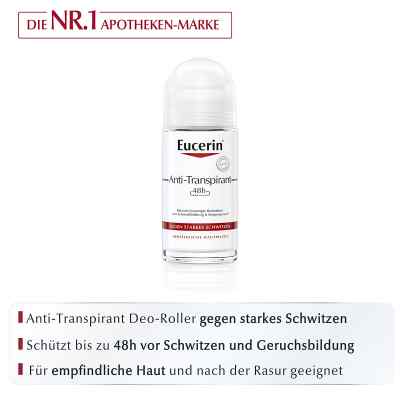 Eucerin Deodorant Antitranspirant Roll on 48 h bei apo-discounter.de bestellen