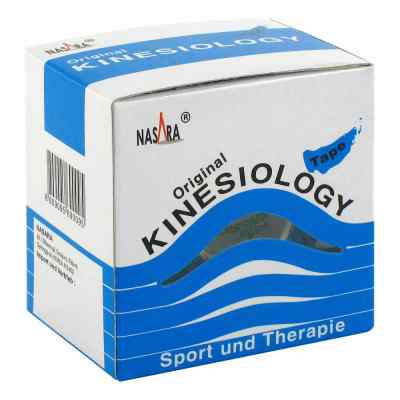 Nasara Kinesio Tape 5 cmx5 m blau inkl.Spenderbox bei apo-discounter.de bestellen