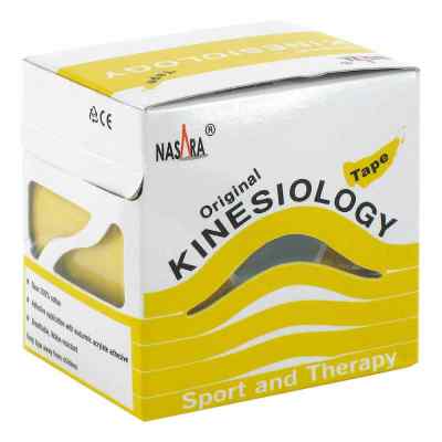 Nasara Kinesio Tape 5 cmx5 m gelb inkl.Spenderbox bei apo-discounter.de bestellen