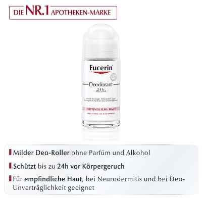 Eucerin Deodorant Roll on 24 h bei apo-discounter.de bestellen