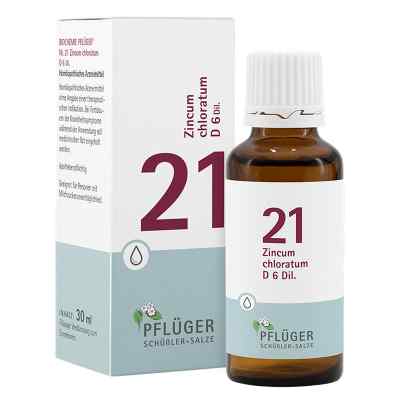 Biochemie Pflüger 21 Zincum chloratum D6 Tropfen bei apo-discounter.de bestellen