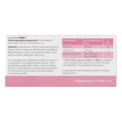 Lactobact Baby 7 Tage Beutel bei apo-discounter.de bestellen