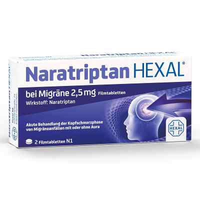Naratriptan HEXAL bei Migräne 2,5mg bei apo-discounter.de bestellen