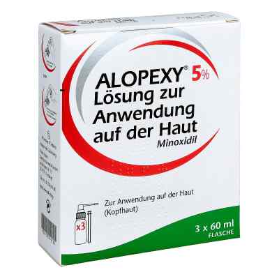 Alopexy 5% Lösung zur Anwendung bei Haarausfall bei apo-discounter.de bestellen