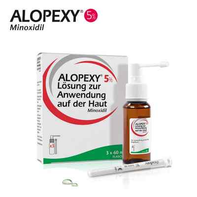 Alopexy 5% Lösung zur Anwendung auf der Haut bei apo-discounter.de bestellen